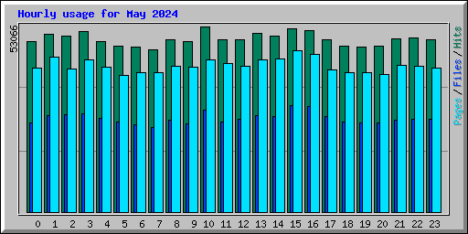 Hourly usage for May 2024